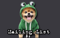 He's A Happy Boy! Join Our Mailing List!