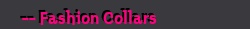 Fashion Collars