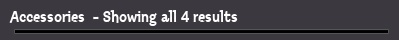 Accessories  - Showing all 4 results