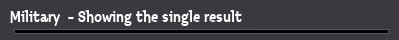 Military  - Showing the single result