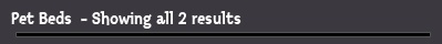 Pet Beds  - Showing all 2 results