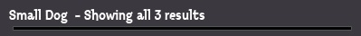 Small Dog  - Showing all 3 results