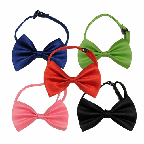 5 PCS ADJUSTABLE DOG BOW TIES (Random Colors) - $15.59