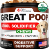 Great Poop Probiotics for Dogs   Dog Stool Softener   Fiber for Dogs