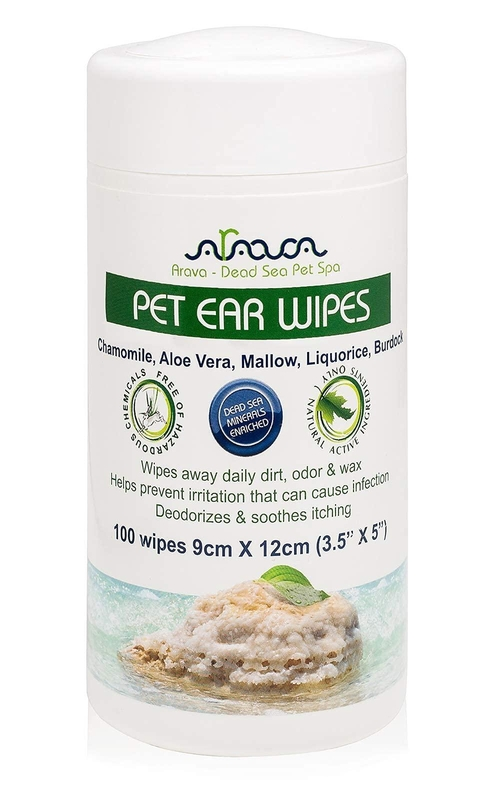 Ear Cleaner Wipes by Arava   for Dogs Cats Puppies & Kittens   100 - $15.50