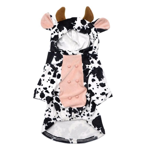 Cow Print Pet Costume - Adorable And Creative Dog Clothes - $20.00
