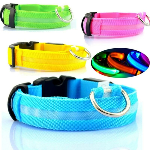 USB RECHARGEABLE LED PET DOG COLLAR - $16.00