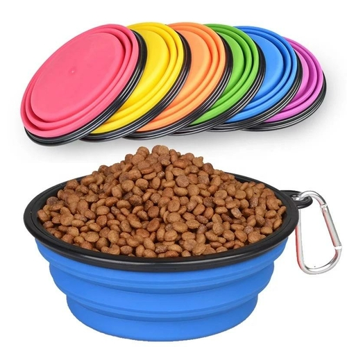 COLLAPSIBLE SILICONE TRAVEL PET BOWL - $15.50