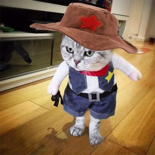 Denim Cowboy Pet Costume - $17.00