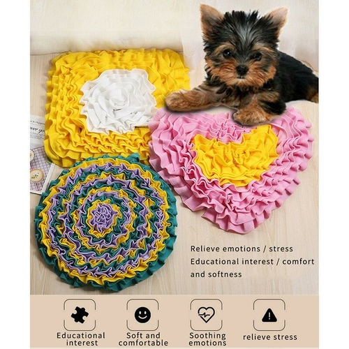 Dog Sniffing Mat Pet Slow Feeding Pad Dog Puzzle Toy Interactive Game - $40.00